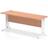 Impulse 1800 600mm Straight Desk Beech Top