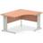 Impulse 1400mm Right Crescent Desk Beech Top