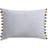 Fiesta Soft Velvet Pom Pom Complete Decoration Pillows Grey, Multicolour