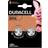 Duracell "Lithium knapcellebatterier CR2016 3 V (2 enheder)