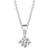 Sif Jakobs Princess Piccolo Pendant Necklace - Silver/Transparent