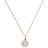 Kate Spade Sunny Halo Pendant Necklace - Gold/Pearl/Transparent