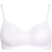 Yours Cotton Lace Trim Non-Padded Non-Wired Bralette - White