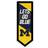 Evergreen University of Michigan Pennant Wall Decor 22.9x58.4cm