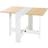 Homcom Folding Oak & White Writing Desk 76x103cm