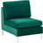 Beliani Velvet 1-Seat Section Sofa