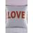 'Love' Filled Kids Vibrant Bedroom Cushion 100% Cotton