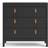 Furniture To Go Barcelona Matt Black Chest of Drawer 82.1x79.7cm