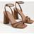 Sam Edelman Kia Leather Heeled Sandals, Rich Cognac