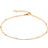 Monica Vinader Fine Beaded Chain Bracelet - Gold