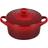 Le Creuset 14 Cerise Mini Round Cocotte with lid