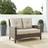 Crosley Furniture Rockport Collection CO7161-LB Outdoor Sofa