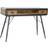 Dkd Home Decor Fir Natural Metal Light Writing Desk