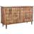 Dkd Home Decor Natural Black Metal Mango wood Sideboard