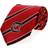 Eagles Wings Adult NCAA Striped Tie, Red