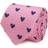 na Men's Mickey Mouse Dot Silk Tie PINK