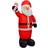 vidaXL Inflatable Santa Claus with LEDs 120 cm