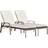 Teamson Home Patio Chaise Lounger Set 2 arm