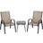 OutSunny 3 Pieces Bistro Set