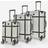 Rock Luggage Vintage 8-Wheel Suitcases 3