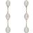 Elements Fresh Water Pearl Tier Yellow Gold Drop Earrings GE2388W