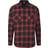 Urban Classics Checked Flanell Shirt Flanel Shirt black red