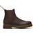 Dr. Martens 2976 Yellow Stitch Crazy Horse Leather Chelsea Boots - Dark Brown