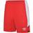 Umbro Kid's Vier Shorts - Vermillion/White