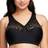 Glamorise Full Coverage Bra-1001, Black Black