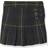 French Toast Big Girl's Adjustable Waist Plaid Two Tab Scooter Plaid Skirt - Green