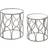 Hill Interiors Set of Two Lattice Detail Side Small Table
