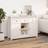 vidaXL White 100x35x74,5 Pine Sideboard