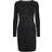 Vero Moda Women's Kanz Knot Dress in Black W Sillver Lurex Lord & Taylor