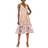 Dress The Population Audrey Plunging Midi Lilac/Nude