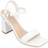 Journee Collection Womens Tivona Heeled Sandals, Medium, White White