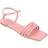 Journee Collection Womens Lyddea Flat Sandals, Medium, Pink Pink