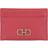 Ferragamo Red Gancini Credit Card Holder - 012 Lipstick