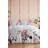 Paoletti Krista Duvet Cover Pink, Green, White