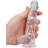 RealRock 6 Inch Transparent Realistic Crystal Clear Dildo