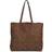 Pieces Alex Large Tote Bag in Leopard Print Suede