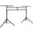 vidaXL (338 x 115 x (180-300) cm) Light Stand Black Steel Lighting Bridge Truss Tripod Stand Multi Sizes