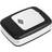 Wedo 27175101 Tischlupe Pocket mit LED-Licht 3-facher Vergrößerung, zusammenklappbar aufklappbare Linsenabdeckung