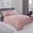 Sienna Single Duvet Cover Pink, Silver