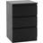 SECONIQUE Malvern 3 Drawer Bedside Table