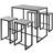 SoBuy OGT15-HG Grey Dining Set 60x100cm 5pcs