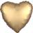 Amscan foil balloon Luxe Jade heart 43 cm gold