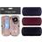 The Home Fusion Company Hard Glasses Case Plus Repair Kit & Cloth in Dark Red