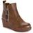 Muk Luks Women's England Oxford Boots, Brown