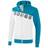 Erima Kinder Trainingsjacke 5-C Weiß/Oriental Blue/Colonial Blue