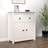 vidaXL White 70x35x80 Sideboard